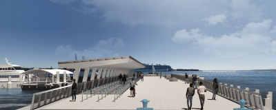 Yankee Pier Rendering - NYC
